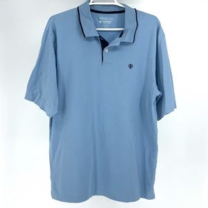 COLLIBAR UPF 50+ MEN’S QUALITY SUN PROTECTION LIGHT BLUE SHORT SLEEVE POLO SHIRT